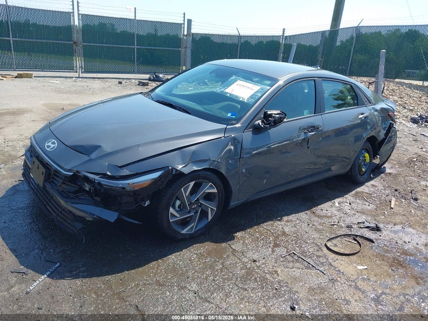 2025 Hyundai Elantra VIN KMHLM4DG3SU920633 IAAI salvage auction — LEFT SIDE, Salvage (Virginia), sold $4,575 on 2026-07-13 (photo 2)