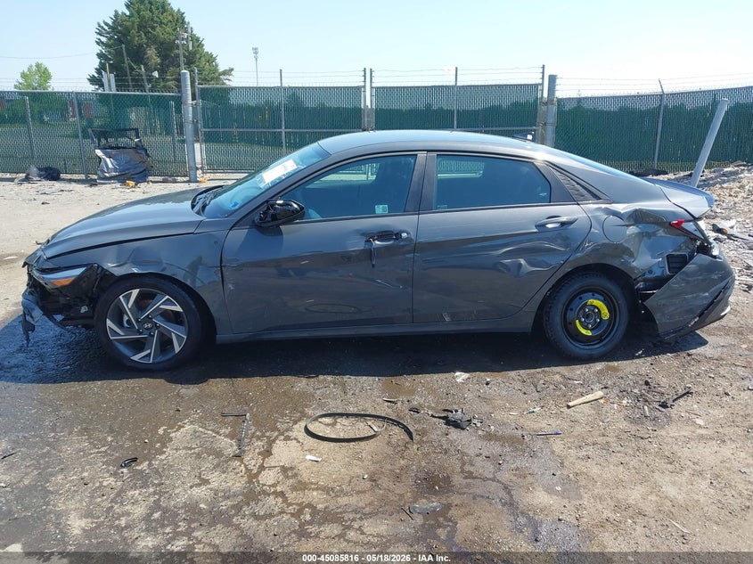 2025 Hyundai Elantra VIN KMHLM4DG3SU920633 IAAI salvage auction — LEFT SIDE, Salvage (Virginia), sold $4,575 on 2026-07-13 (photo 6)