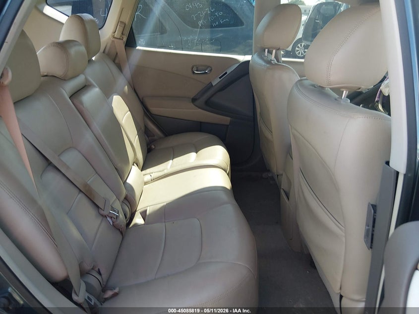 2012 Nissan Murano VIN JN8AZ1MU5CW105233 IAAI salvage auction — FRONT END, Salvage (Texas), sold $200 on 2026-07-28 (photo 8)