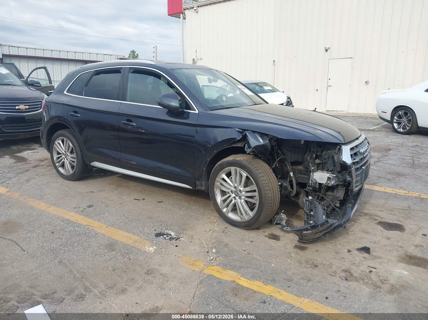 2018 Audi Q5 VIN WA1BNAFY6J2058529 IAAI salvage auction — RIGHT FRONT, Salvage (Georgia), sold $6,300 on 2026-07-29 (photo 1)