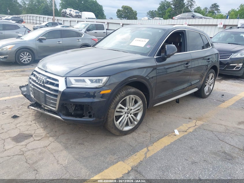 2018 Audi Q5 VIN WA1BNAFY6J2058529 IAAI salvage auction — RIGHT FRONT, Salvage (Georgia), sold $6,300 on 2026-07-29 (photo 2)