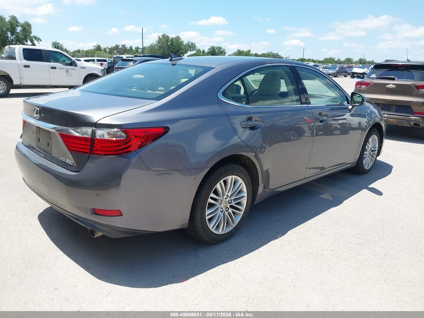 2013 Lexus ES VIN JTHBK1GGXD2032605 IAAI salvage auction — LEFT FRONT, Original (Texas), sold $4,100 on 2026-07-15 (photo 4)