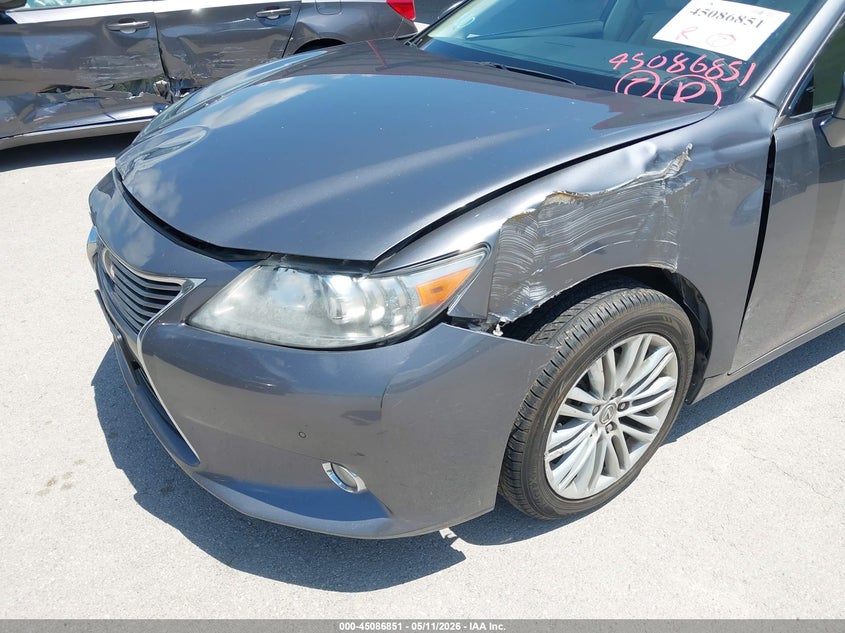 2013 Lexus ES VIN JTHBK1GGXD2032605 IAAI salvage auction — LEFT FRONT, Original (Texas), sold $4,100 on 2026-07-15 (photo 6)