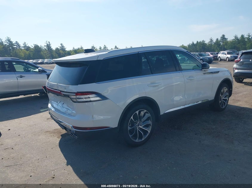 2025 Lincoln Aviator VIN 5LM5J6XC1SGL33526 IAAI salvage auction — REAR END, Salvage (Massachusetts), sold $22,900 on 2026-07-11 (photo 4)
