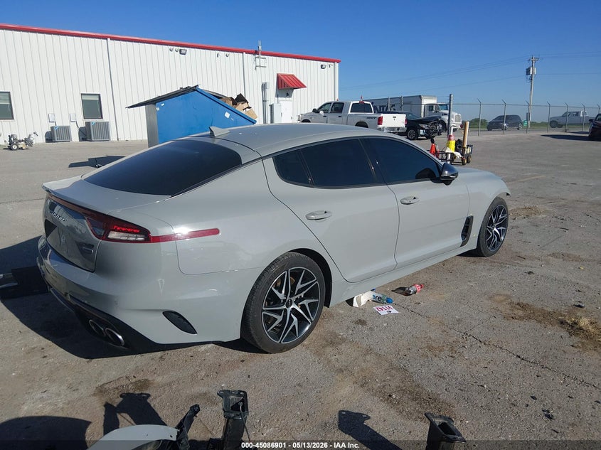 2022 Kia Stinger VIN KNAE35LD7N6113812 IAAI salvage auction — FRONT END, Salvage (Missouri), sold $4,600 on 2026-07-15 (photo 4)