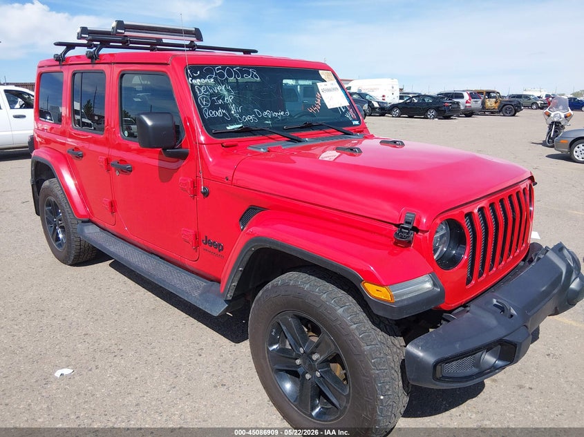 2022 Jeep Wrangler / VIN 1C4HJXEG3NW250528 — IAAI salvage auction photo