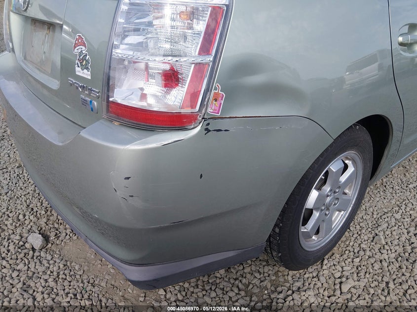 2007 Toyota Prius VIN JTDKB20U973294010 IAAI salvage auction — RIGHT REAR, Salvage (Oregon), sold $775 on 2026-07-30 (photo 6)