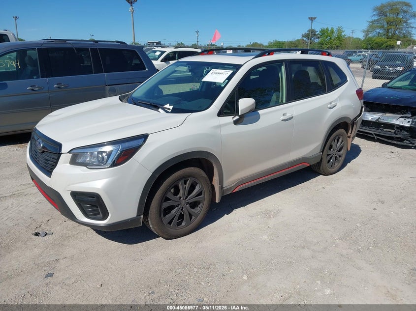 2019 Subaru Forester VIN JF2SKAJC6KH492055 IAAI salvage auction — REAR END, Salvage (Illinois), sold $3,000 on 2026-07-14 (photo 2)