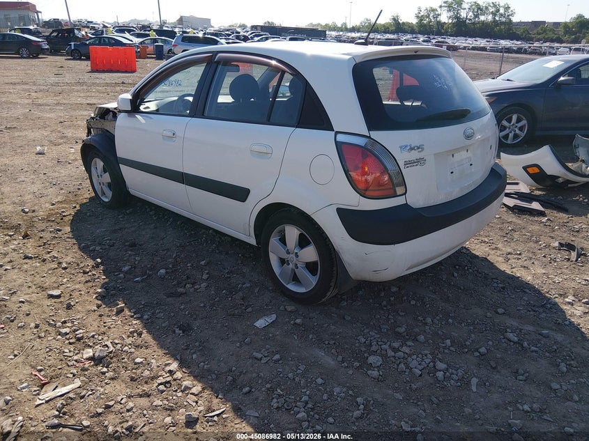 2009 Kia Rio VIN KNADE243496567192 IAAI salvage auction — FRONT END, Clear (Tennessee), sold $350 on 2026-07-11 (photo 3)