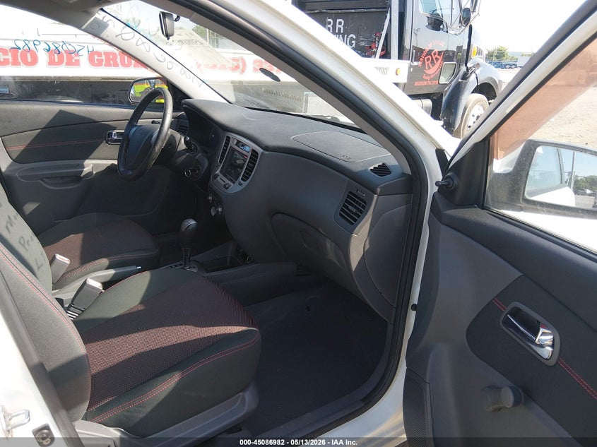 2009 Kia Rio VIN KNADE243496567192 IAAI salvage auction — FRONT END, Clear (Tennessee), sold $350 on 2026-07-11 (photo 5)