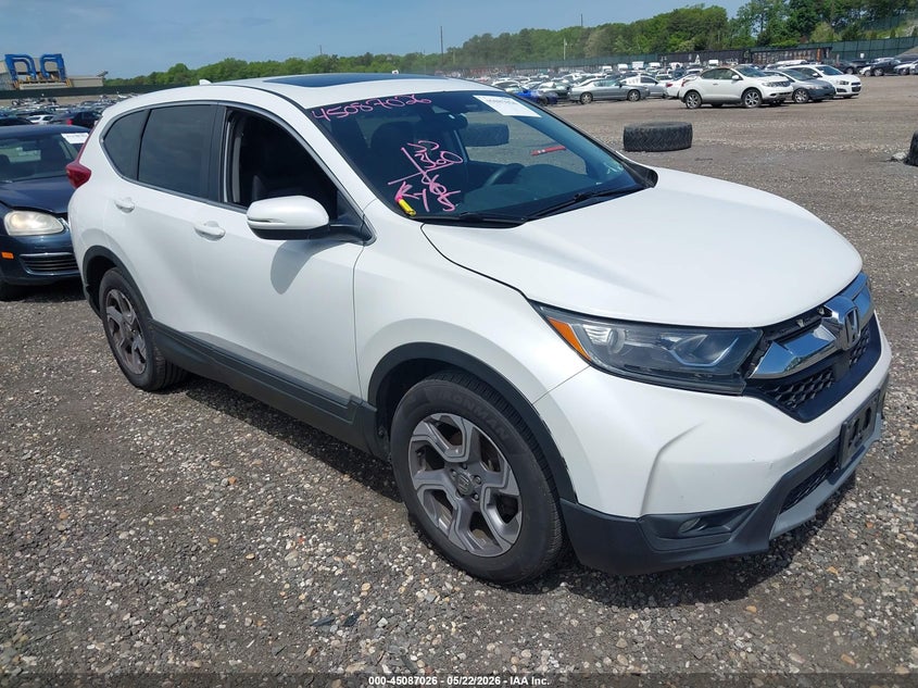 2019 Honda Cr-v VIN 7FARW2H53KE046853 IAAI salvage auction — FRONT & REAR, Wait Title, sold $3,950 on 2026-08-20 (photo 1)