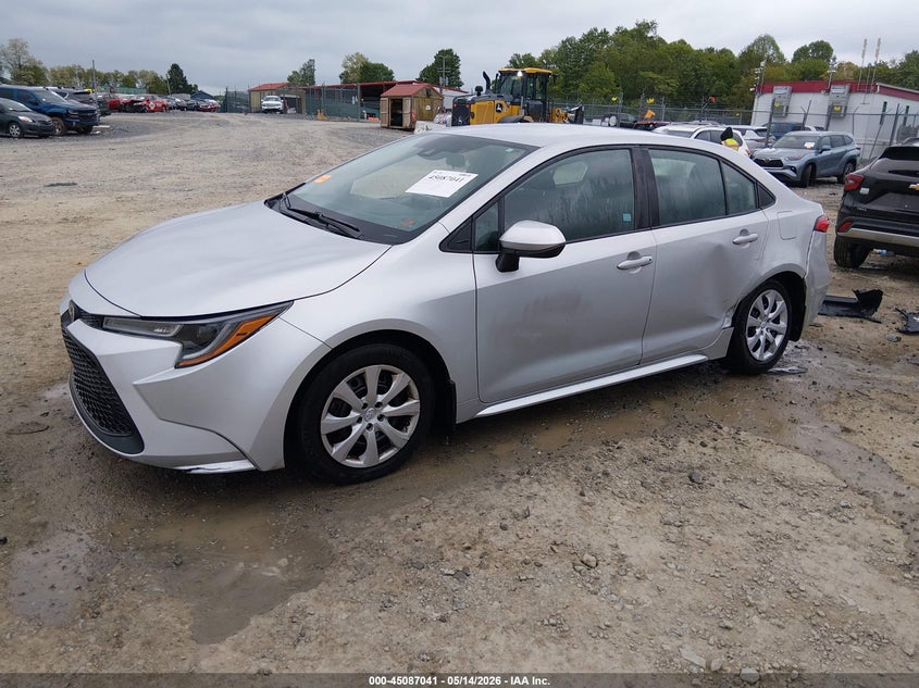 2021 Toyota Corolla VIN 5YFEPMAE6MP258912 IAAI salvage auction — LEFT SIDE, Salvage (West Virginia), sold $3,550 on 2026-07-29 (photo 2)