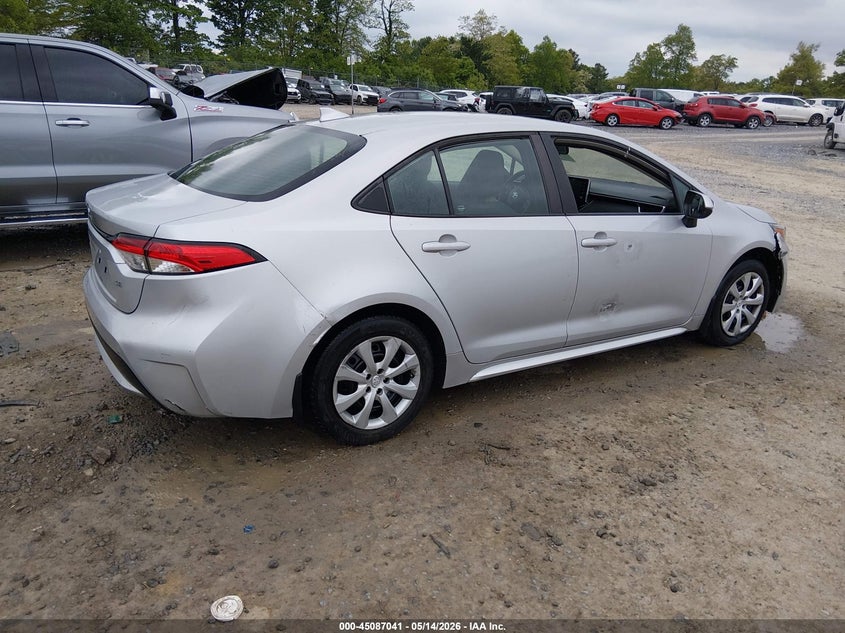 2021 Toyota Corolla VIN 5YFEPMAE6MP258912 IAAI salvage auction — LEFT SIDE, Salvage (West Virginia), sold $3,550 on 2026-07-29 (photo 4)