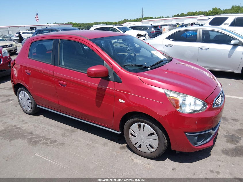 2018 Mitsubishi Mirage VIN ML32A3HJ6JH013393 IAAI salvage auction — REAR END, Salvage (North Carolina), sold $1,800 on 2026-07-15 (photo 1)