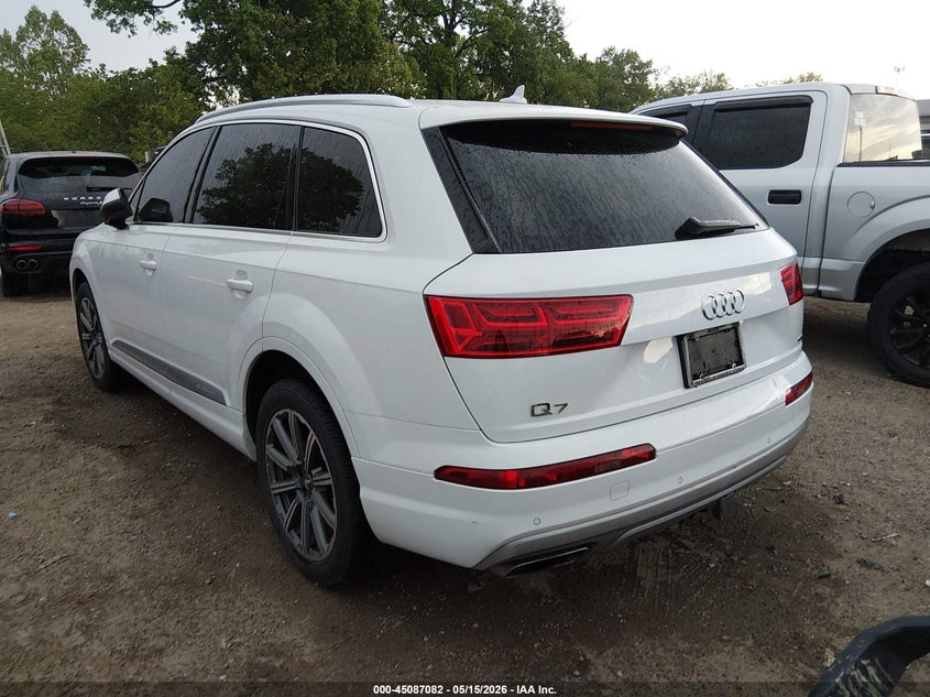 2018 Audi Q7 VIN WA1LHAF73JD035331 IAAI salvage auction — RIGHT FRONT, Clear (Indiana), sold $5,200 on 2026-07-18 (photo 3)