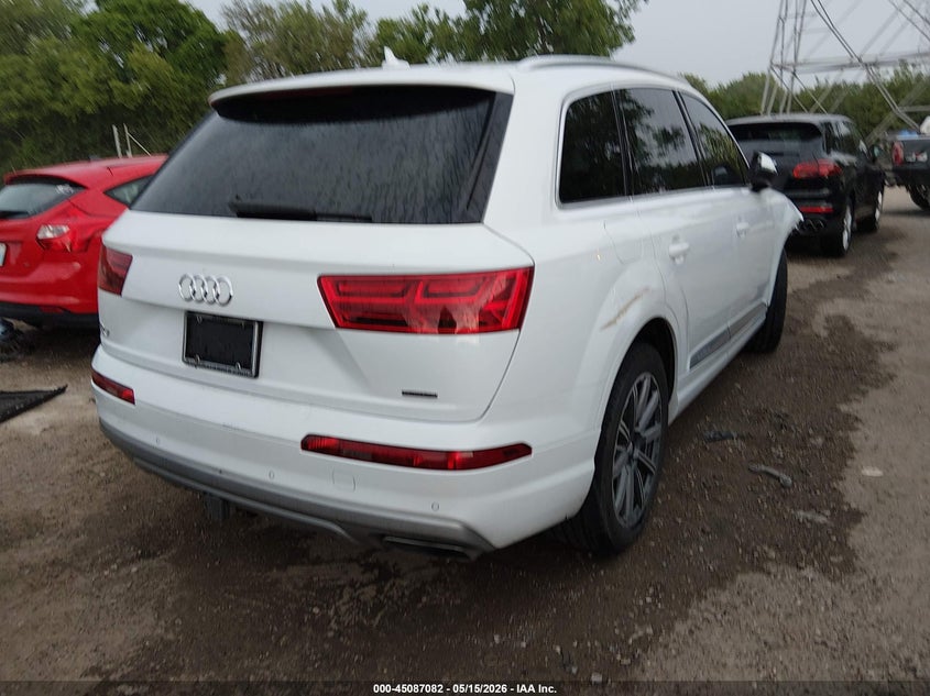 2018 Audi Q7 VIN WA1LHAF73JD035331 IAAI salvage auction — RIGHT FRONT, Clear (Indiana), sold $5,200 on 2026-07-18 (photo 4)