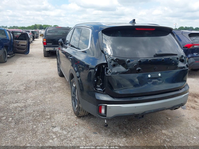 2025 Kia Telluride VIN 5XYP34GC6SG638862 IAAI salvage auction — REAR END, Salvage (Texas), sold $18,400 on 2026-07-14 (photo 3)