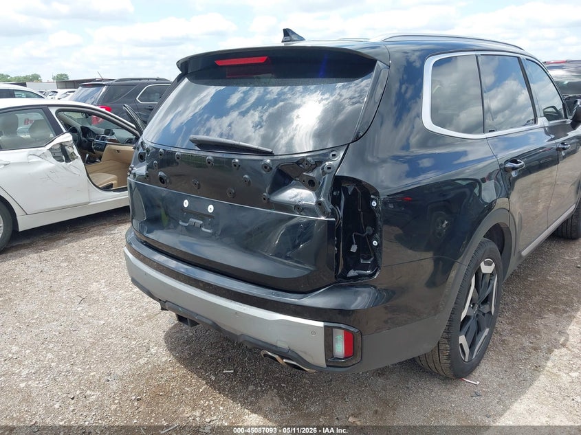2025 Kia Telluride VIN 5XYP34GC6SG638862 IAAI salvage auction — REAR END, Salvage (Texas), sold $18,400 on 2026-07-14 (photo 6)
