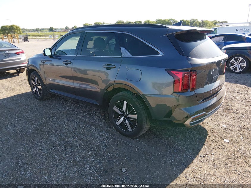 2021 Kia Sorento VIN 5XYRL4LC2MG056114 IAAI salvage auction — RIGHT FRONT, Salvage (Illinois), sold $6,850 on 2026-07-08 (photo 3)