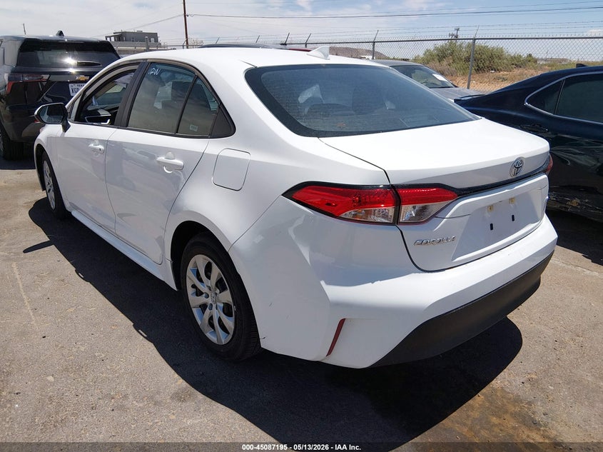 2025 Toyota Corolla VIN 5YFB4MDE9SP274560 IAAI salvage auction — RIGHT SIDE, Enterprise Vehicles Salvage Only (Texas), sold $5,450 on 2026-07-08 (photo 3)