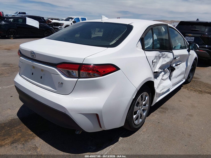 2025 Toyota Corolla VIN 5YFB4MDE9SP274560 IAAI salvage auction — RIGHT SIDE, Enterprise Vehicles Salvage Only (Texas), sold $5,450 on 2026-07-08 (photo 4)