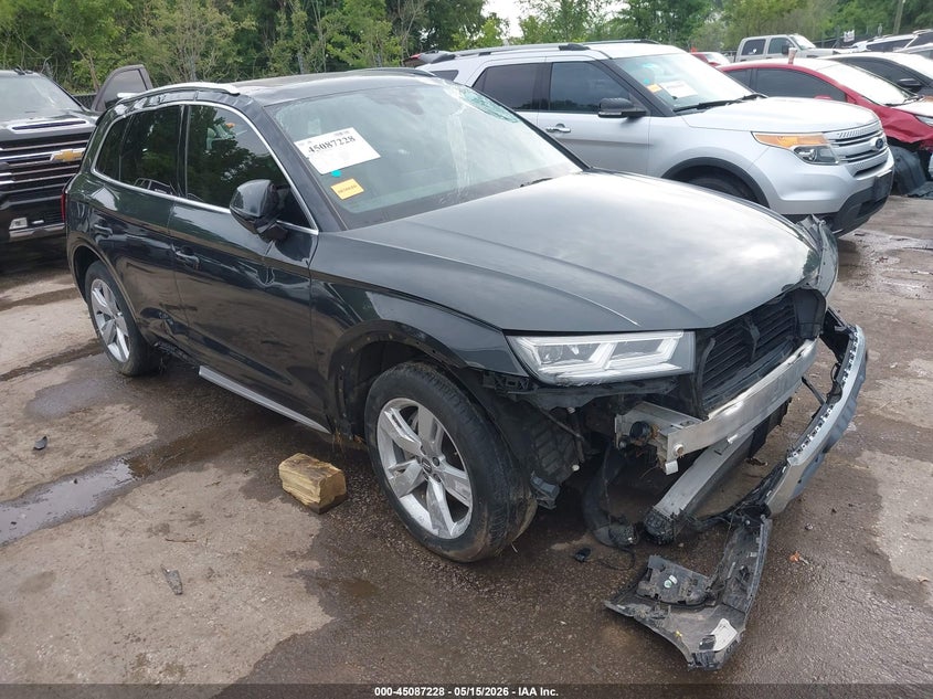 2018 Audi Q5 VIN WA1BNAFY1J2082317 IAAI salvage auction — ROLLOVER, Salvage Title, sold $2,450 on 2026-07-22 (photo 1)