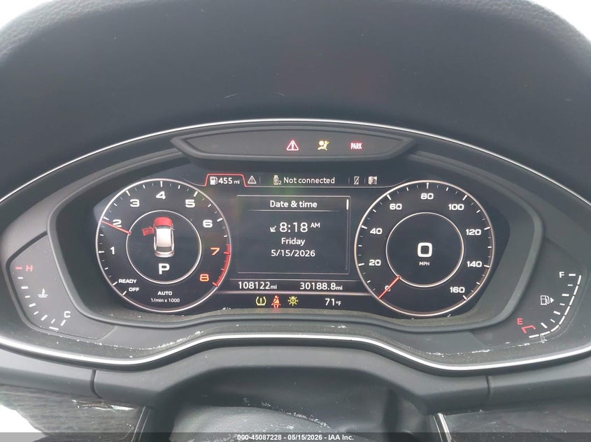 2018 Audi Q5 VIN WA1BNAFY1J2082317 IAAI salvage auction — ROLLOVER, Salvage Title, sold $2,450 on 2026-07-22 (photo 7)