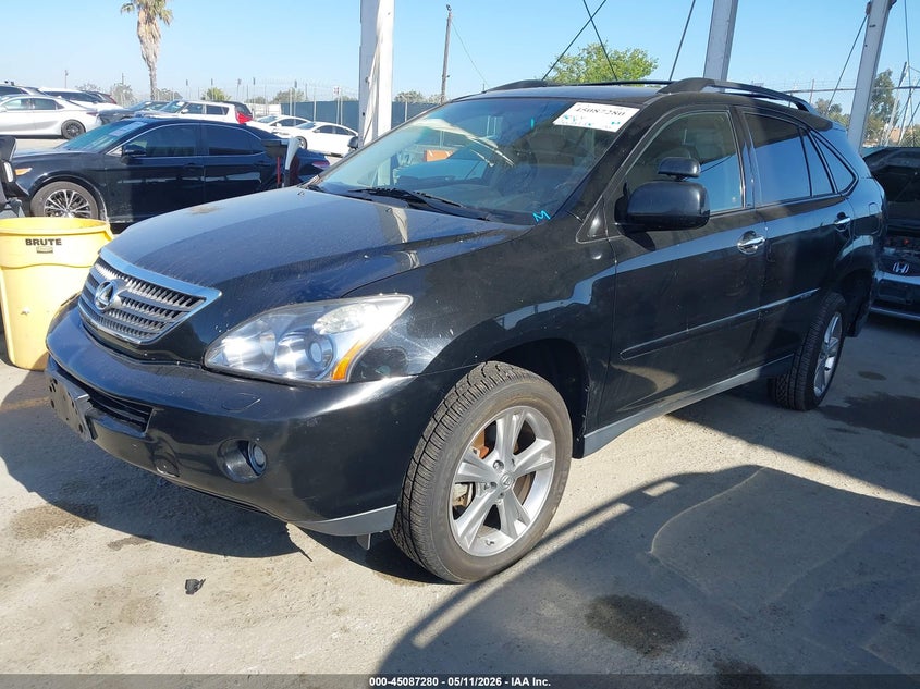 2008 Lexus Rx 400h VIN JTJHW31U882858768 IAAI salvage auction — LEFT REAR, Salvage (California), sold $2,650 on 2026-07-08 (photo 2)