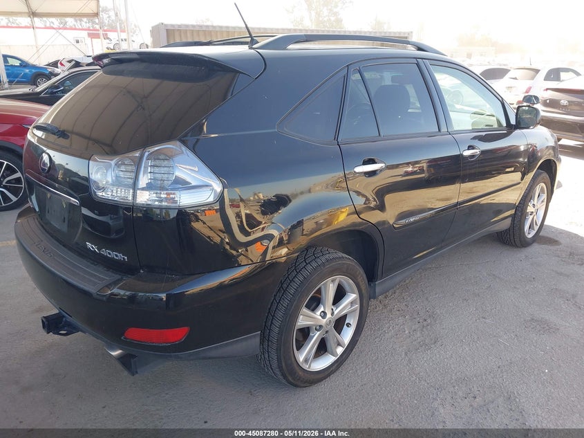2008 Lexus Rx 400h VIN JTJHW31U882858768 IAAI salvage auction — LEFT REAR, Salvage (California), sold $2,650 on 2026-07-08 (photo 4)