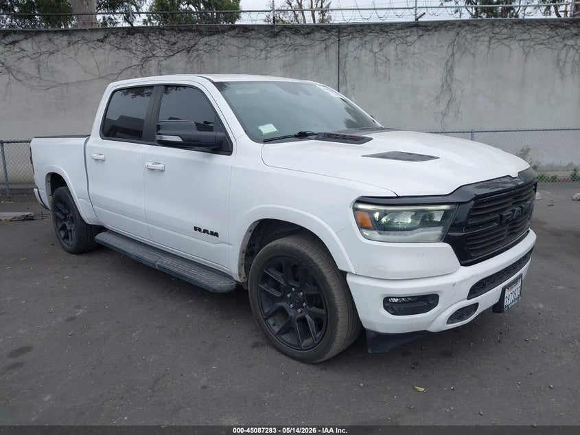 2022 Ram 1500 VIN 1C6RREJM0NN464161 IAAI salvage auction — REAR END, Salvage Title, sold $12,800 on 2026-07-15 (photo 1)