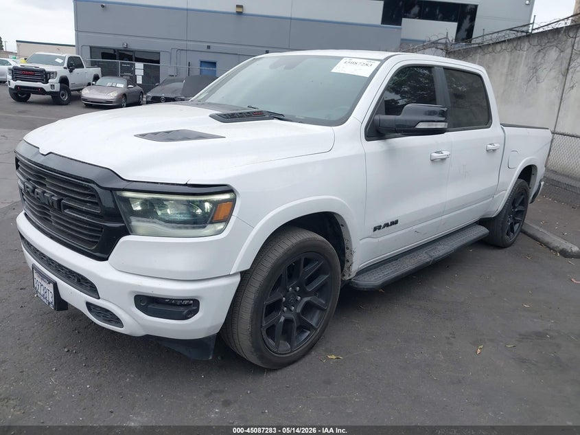 2022 Ram 1500 VIN 1C6RREJM0NN464161 IAAI salvage auction — REAR END, Salvage Title, sold $12,800 on 2026-07-15 (photo 2)