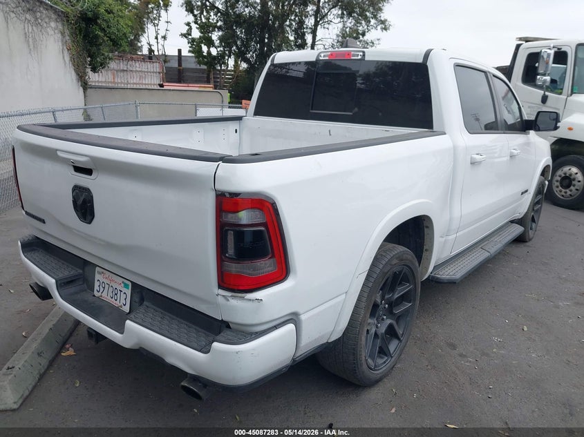 2022 Ram 1500 VIN 1C6RREJM0NN464161 IAAI salvage auction — REAR END, Salvage Title, sold $12,800 on 2026-07-15 (photo 4)