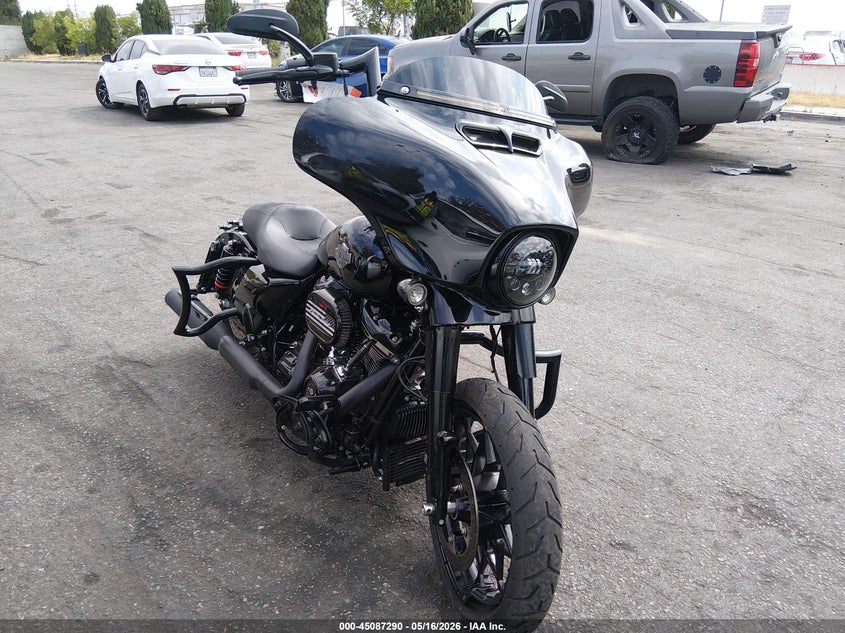 2023 Harley-davidson Street glide VIN 1HD1KRP16PB609236 IAAI salvage auction — FRONT END, Non-Repairable (California), sold $8,150 on 2026-07-08 (photo 1)