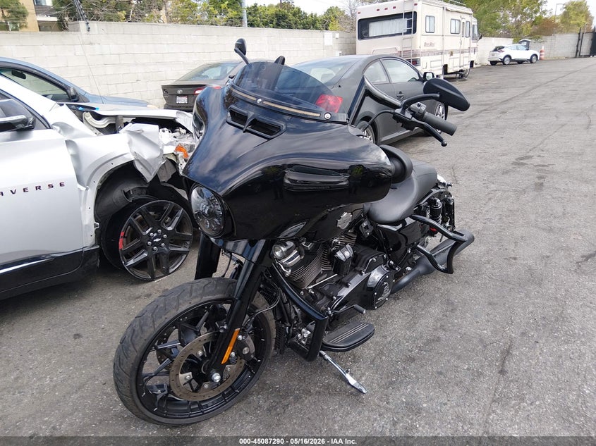2023 Harley-davidson Street glide VIN 1HD1KRP16PB609236 IAAI salvage auction — FRONT END, Non-Repairable (California), sold $8,150 on 2026-07-08 (photo 2)