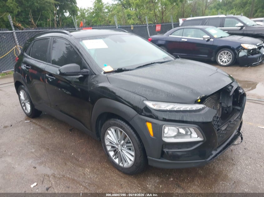 2020 Hyundai Kona VIN KM8K2CAA1LU427336 IAAI salvage auction — FRONT END, Salvage (Kansas), sold $3,425 on 2026-07-15 (photo 1)