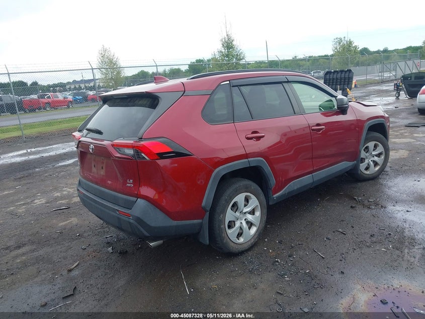 2019 Toyota Rav 4 VIN JTMF1RFV5KD033067 IAAI salvage auction — FRONT END, Salvage (Virginia), sold $7,300 on 2026-07-21 (photo 4)