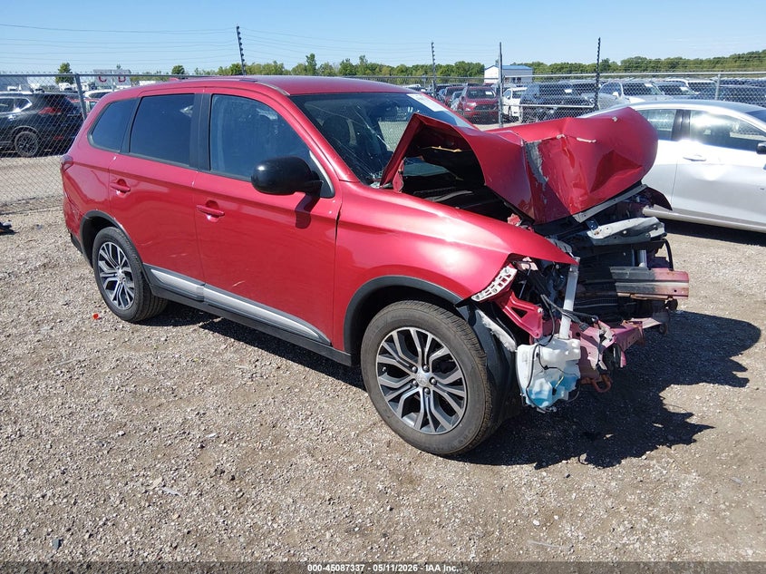 2017 Mitsubishi Outlander VIN JA4AD2A3XHZ033389 IAAI salvage auction — FRONT END, Salvage (Illinois), sold $475 on 2026-07-15 (photo 1)