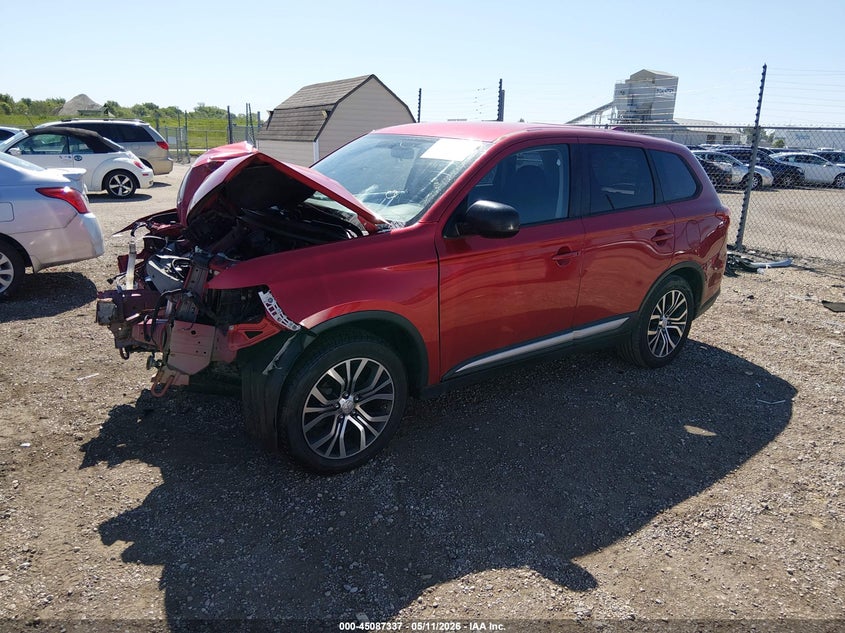 2017 Mitsubishi Outlander VIN JA4AD2A3XHZ033389 IAAI salvage auction — FRONT END, Salvage (Illinois), sold $475 on 2026-07-15 (photo 2)