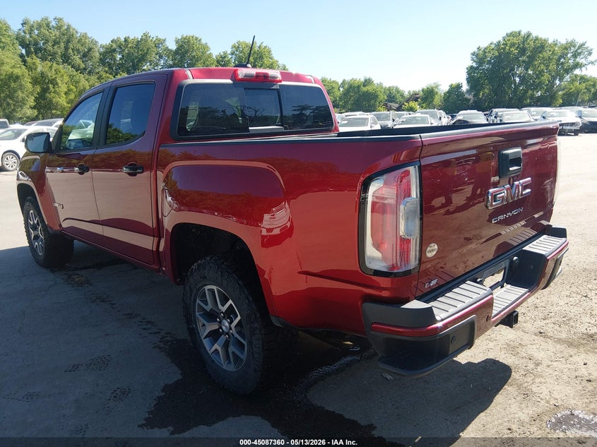 2021 Gmc Canyon VIN 1GTG6FEN7M1219932 IAAI salvage auction — HAIL, Salvage (Kansas), sold $13,900 on 2026-07-15 (photo 3)