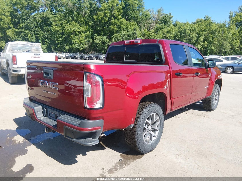2021 Gmc Canyon VIN 1GTG6FEN7M1219932 IAAI salvage auction — HAIL, Salvage (Kansas), sold $13,900 on 2026-07-15 (photo 4)