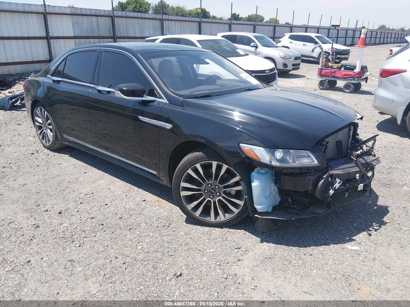 2018 Lincoln Continental VIN 1LN6L9RP4J5616659 IAAI salvage auction — FRONT END, Salvage Title, sold $6,100 on 2026-07-31 (photo 1)