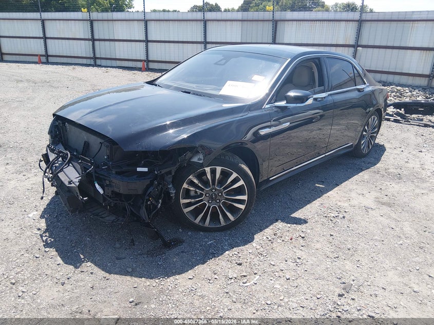 2018 Lincoln Continental VIN 1LN6L9RP4J5616659 IAAI salvage auction — FRONT END, Salvage Title, sold $6,100 on 2026-07-31 (photo 2)