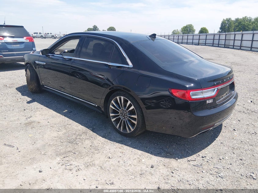 2018 Lincoln Continental VIN 1LN6L9RP4J5616659 IAAI salvage auction — FRONT END, Salvage Title, sold $6,100 on 2026-07-31 (photo 3)