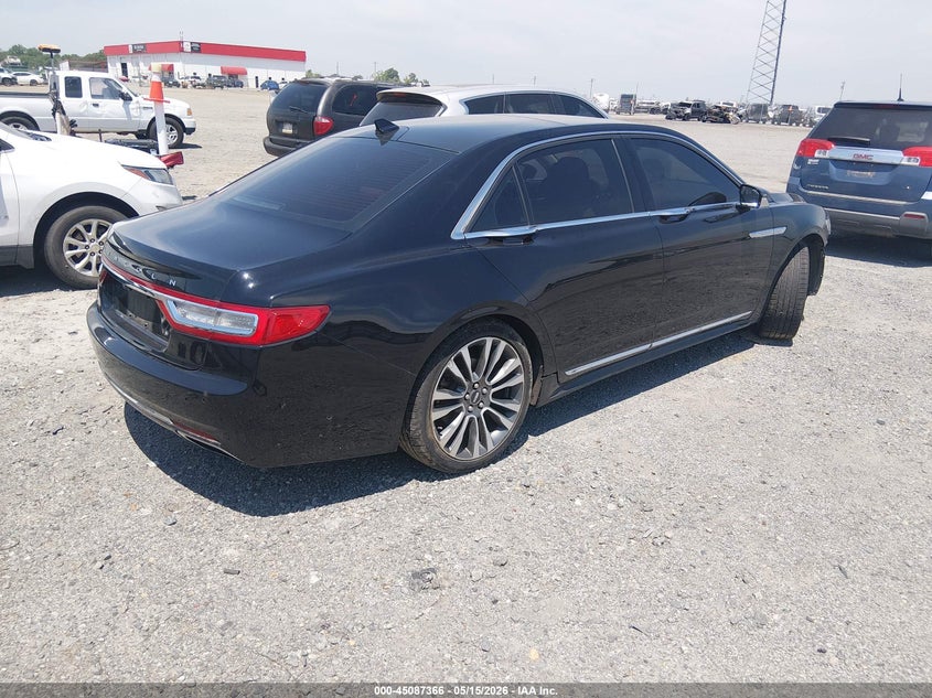 2018 Lincoln Continental VIN 1LN6L9RP4J5616659 IAAI salvage auction — FRONT END, Salvage Title, sold $6,100 on 2026-07-31 (photo 4)