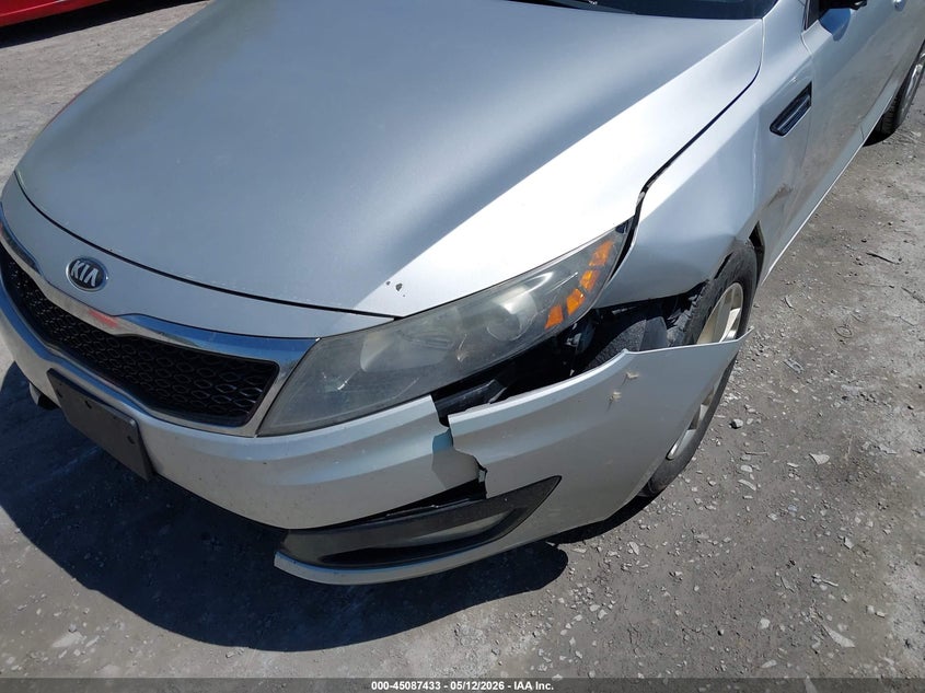 2013 Kia Optima VIN 5XXGM4A73DG122149 IAAI salvage auction — FRONT & REAR, Clear (Virginia), sold $550 on 2026-07-07 (photo 6)