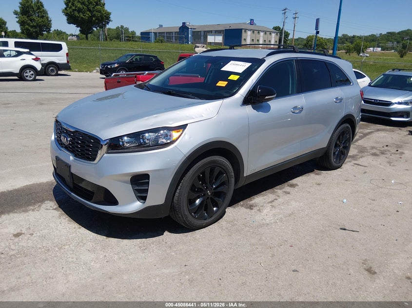 2020 Kia Sorento VIN 5XYPGDA54LG695593 IAAI salvage auction — HAIL, Salvage (Missouri), sold $25 on 2026-07-28 (photo 2)