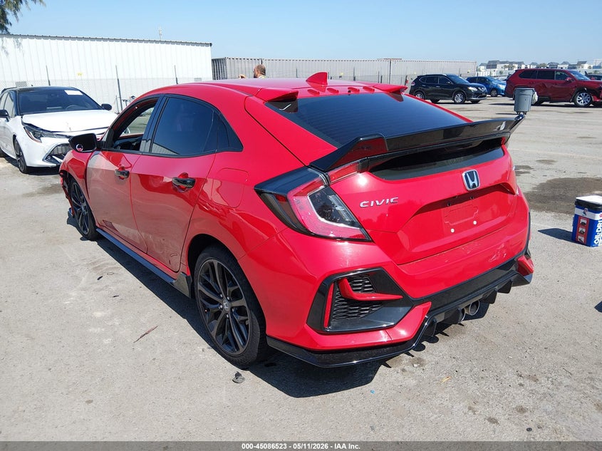 2020 Honda Civic VIN SHHFK7H42LU415460 IAAI salvage auction — FRONT END, Salvage (California), sold $5,725 on 2026-07-20 (photo 3)