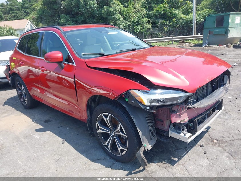 2022 Volvo Xc60 VIN YV4L12DK6N1991950 IAAI salvage auction — FRONT END, Salvage Title, sold $5,900 on 2026-08-20 (photo 1)