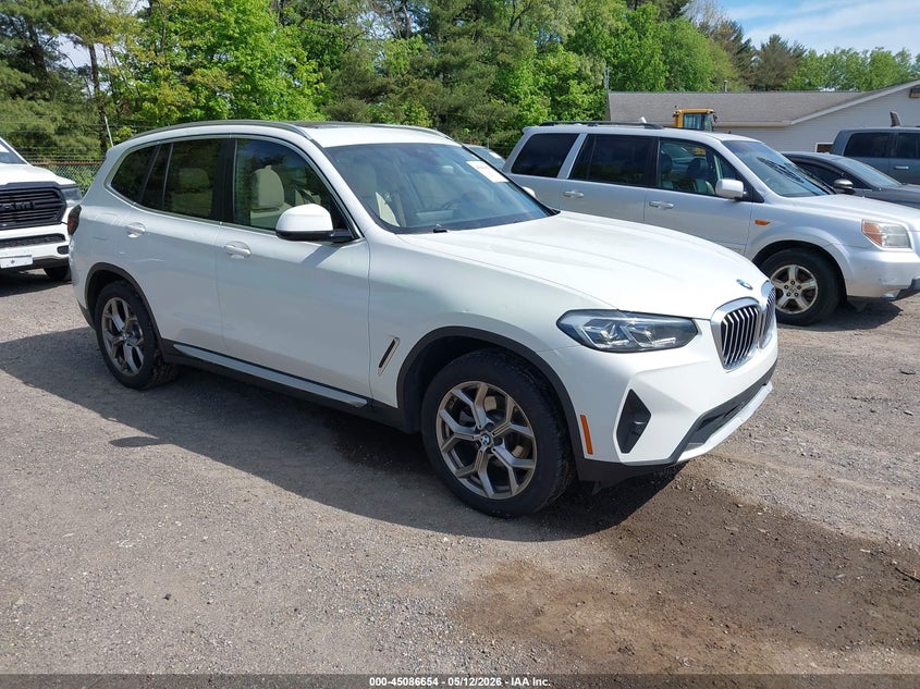 2022 BMW X3 VIN WBX57DP09NN147865 IAAI salvage auction — HAIL, Salvage (Ohio), sold $15,400 on 2026-07-27 (photo 1)