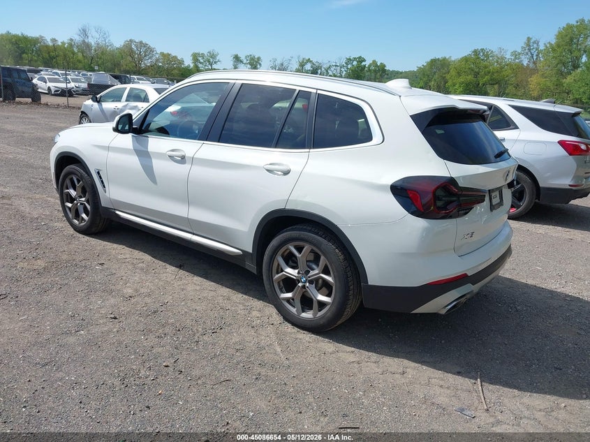 2022 BMW X3 VIN WBX57DP09NN147865 IAAI salvage auction — HAIL, Salvage (Ohio), sold $15,400 on 2026-07-27 (photo 3)